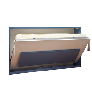 Mécanisme de ressort à ressort pliable, <span class=keywords><strong>lit</strong></span> mural ou floral avec <span class=keywords><strong>bureau</strong></span> pour gagner de l'espace, 1 pièce - Product Image 3