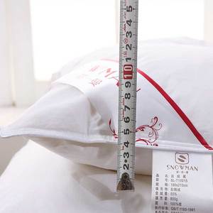 高品質で快適なカスタムサイズマシンダウンピローインサート洗えるソフトベッドレストダックフェザーネックSNOWMAN長方形233T - Product Image 4