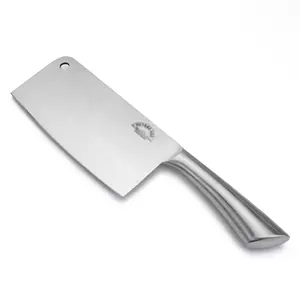 7-дюймовый Нож для измельчения, широкое лезвие с полой ручкой из нержавеющей стали