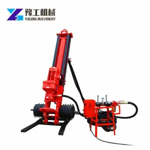 Horizontal directional small mining bore hole drilling machine