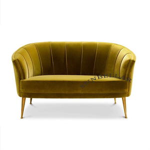 Venta al por Mayor moderno muebles de oficina recepción sofá de <span class=keywords><strong>2</strong></span> plazas de tela de - Product Image 5