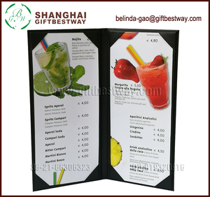 Restoran menü kapağı menü kitap tutucu 2 Views8.5 ''x11'' menü kapağı - Product Image 3