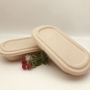 Boîte alimentaire jetable écologique compostable <span class=keywords><strong>de</strong></span> 1000 ml avec couvercle <span class=keywords><strong>en</strong></span> pulpe naturelle, boîte à emporter <span class=keywords><strong>en</strong></span> <span class=keywords><strong>fibre</strong></span> <span class=keywords><strong>de</strong></span> <span class=keywords><strong>canne</strong></span> à <span class=keywords><strong>sucre</strong></span> avec couvercle - Product Image 2