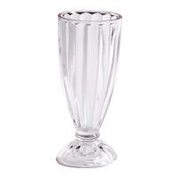 Verre à boire haut et large à rayures pour boissons chaudes et froides, lait frappé, thé au lait Boba, de l'usine fournisseur