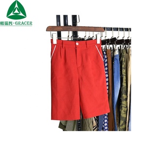 Gracer กางเกง3/4สำหรับผู้หญิงเสื้อผ้ามือสองสไตล์วินเทจ - Product Image 4