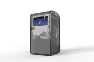 Waste Bins Metal Metal Waste Bin Solar Trash Can Waste Bins Advertising Metal Trash Can Automatic Dustbin Customized Solar Advertising Waste Bins