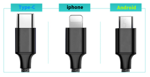 Colorido <span class=keywords><strong>exterior</strong></span> de Nylon trenzado de Multi-función de teléfono USB <span class=keywords><strong>Cable</strong></span> para venta - Product Image 3