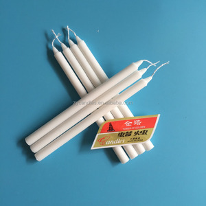 Barato palo de cera de parafina de hogar vela blanca venta al por mayor <span class=keywords><strong>en</strong></span> la fábrica de china - Product Image 3