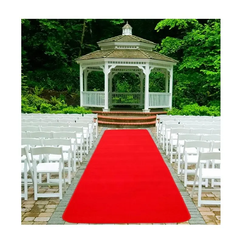 walkway carpet wedding red stage wedding carpet decoration