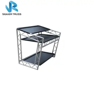 Cabine de dj portable en aluminium, prix d'usine, mobile, en promotion