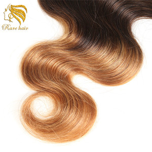 Lsy barato al por mayor 3 tono Ombre peruano ofertas del paquete del pelo para la venta Original 1B 4 30 de color del pelo teje - Product Image 6
