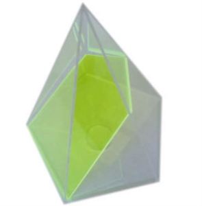 Gelsonlab HSMM-091 Géométrique D'école En Plastique modèle de prisme Pentagonal section Formes Géométriques - Product Image 1