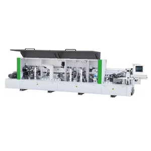 HC468AS Wood Cabinet MDF Full Automatic Edge Banding Machine Furniture Factory with Corner Rounding Customized 0-23m/min 0.4-3mm