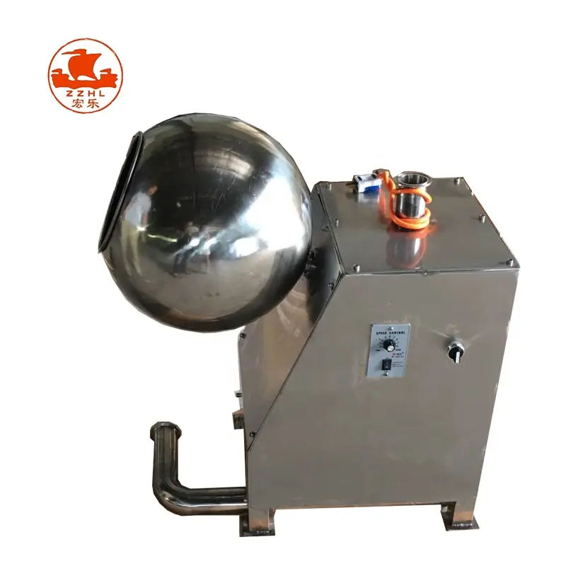 Adhesive Spray Coating Machine Small Nuts Chocolate Coating Machine