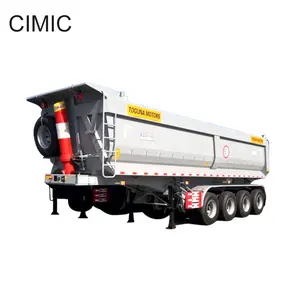 Dot, Adr 5 As U-SHAPE Airbag Lift As 45CBM 70TON Dump Trailer