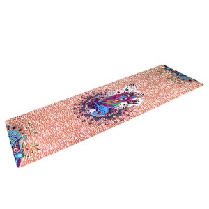Vente chaude amazon <span class=keywords><strong>tapis</strong></span> de yoga en ligne portable pliable lavable Paon conçu voyage <span class=keywords><strong>yogamat</strong></span> - Product Image 1