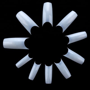 Venta caliente uñas postizas Corea 500 unids/bolsa <span class=keywords><strong>Natural</strong></span> claro blanco extremidades del clavo francés - Product Image 5