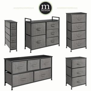 Torre robusto marco de acero superior de madera fácil de hacer caja de tela <span class=keywords><strong>mi</strong></span> dormitorio tocador - Product Image 6