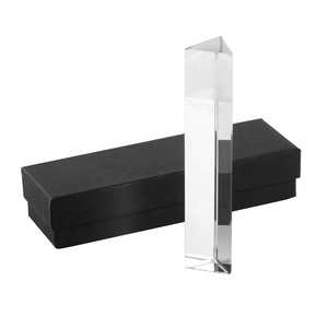Grande vidro óptico <span class=keywords><strong>triangular</strong></span> prisma tamanho personalizado cristal <span class=keywords><strong>rainbow</strong></span> fabricante para a fotografia