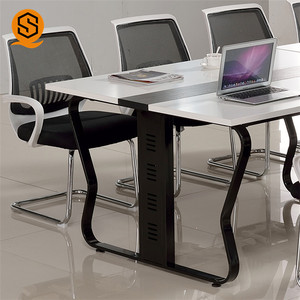Shinestone Tùy Chỉnh Bàn Hội Nghị Cuộc Họp Văn Phòng Bảng Bề Mặt Rắn Bàn Họp - Product Image 2