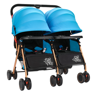 Cochecito doble liviano con asiento <span class=keywords><strong>para</strong></span> el carro Buggy recién nacido y cochecito doble <span class=keywords><strong>para</strong></span> niños pequeños Oferta - Product Image 4