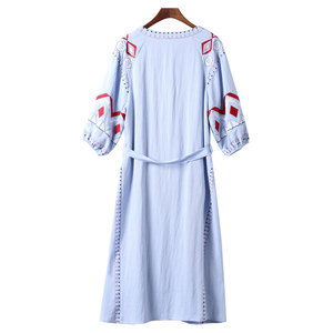 Nueva moda verano mujeres ropa Bohemia maxi ocasional vestido de la borla - Product Image 2