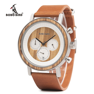 <span class=keywords><strong>Per</strong></span> BOBO BIRD orologio sportivo moda uomo orologio <span class=keywords><strong>da</strong></span> <span class=keywords><strong>polso</strong></span> minimalista impermeabile rlogio Masculino movimento <span class=keywords><strong>al</strong></span> <span class=keywords><strong>quarzo</strong></span> 22mm cinturino in pelle - Product Image 3