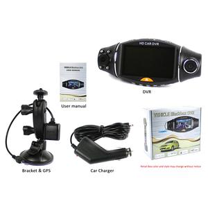 R310 <strong>2</strong>.<strong>7</strong> Inch G-sensor Night Vision TFT <strong>LCD</strong> Dual Lens GPS HD DVR Car Kit Vehicle <strong>Camera</strong> Dash Cam Video <strong>Recorder</strong>