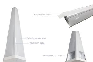 <span class=keywords><strong>DLC</strong></span> ETL CE CB SAA Motion Sensor buffet de cuisine surface monté up et down tube lumière 60 cm 120 cm 150 cm liable led mur lampe - Product Image 6