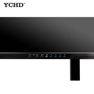 YCHD 70 بوصة شاشة إل سي دي باللمس شاشة مع OPS الكمبيوتر USB الأشعة تحت الحمراء إصلاح المدمج في لوحة مسطحة تفاعلية للأعمال أسود