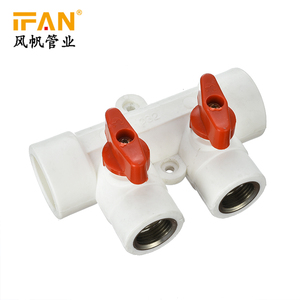 IFAN中国パイプメーカーPPRパイプと継手めねじPPRプラスチックマニホールド2-8way - Product Image 6