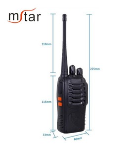Talkie-walkie Baofeng 888S BF 888s UHF 400-470 MHz, étanche, noir, super téléphone portable et accessoires, 190 g - Product Image 4