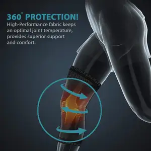 Brace Compression Knie-Ärmel-Orthese Für Sport-Knies tütze 2020 Hot Sale Ellbogen-und Knies chützer