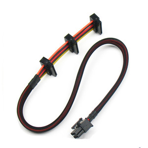 Client Manches 6pin à 3 <span class=keywords><strong>x</strong></span> SATA 15Pin Modulaire câble d'alimentation pour Antec - Product Image 1