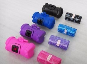 Personnalisé en plastique epi chien caca sac pochette sac sur rouleau pour animalerie - Product Image 1