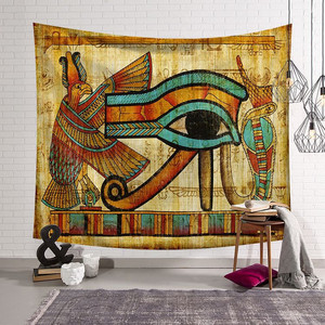 Tapiz de la <span class=keywords><strong>serie</strong></span> del Antiguo Egipto, decoración de pared de tela colgante para el hogar - Product Image 3