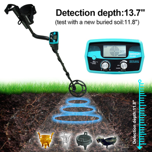 Allosun TS180 Gold Finder Detector subterrâneo do tesouro do metal com sensibilidade ajustável Water Proof <span class=keywords><strong>Search</strong></span>