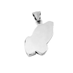 Venta directa de fábrica de 316L de acero inoxidable rezando mano colgante de joyería - Product Image 5