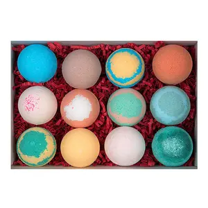 New Product Cheap Custom Private Label Mini Colorful Supplies Salt Relaxing Baby Kids Natural Organic Bath Bombs