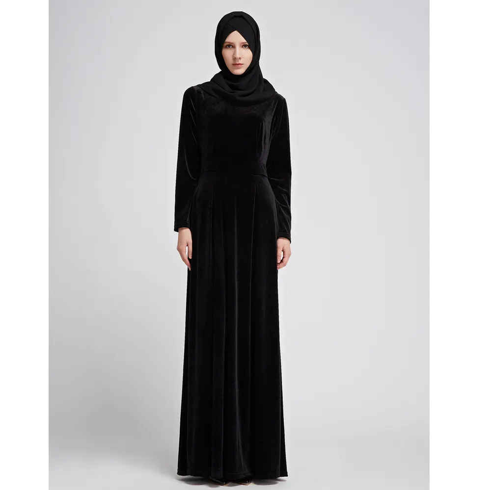 ร้อนขาย Abaya ชุดมุสลิม Abaya 2018ดูไบ