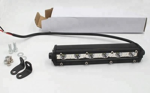 Barra Luminosa LED Super Luminosa e Sottile da 8,8 Pollici, 18W, Ambra, per Fuoristrada, Barra Luminosa LED Spot Gialla - Product Image 4