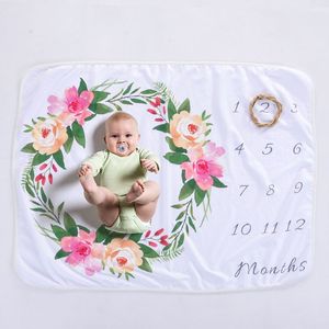 Venta caliente super suave multipropósito de franela manta del bebé hito - Product Image 2