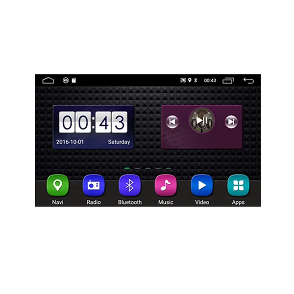 7 Pulgadas 1080P Autoradio 2 Din Universal Android 8.1 para Toyota Radio Car 2 Din Mp5 Reproductor de DVD Bluetooth FM AUX USB