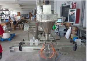 Semi automático de detergente/proteína/química/<span class=keywords><strong>leche</strong></span> en polvo/polvo de harina máquina de embalaje - Product Image 3
