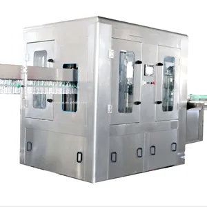 Automatic washing filling capping plastic bottle water filling machine