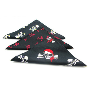 De cráneo impreso <span class=keywords><strong>100</strong></span> algodón orgánico Hip Hop cabeza Bandana - Product Image 4