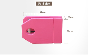 70 cm de ancho 2 camas plegables de madera para mesa de masaje W / Carry Case Salón de muebles plegable portátil tailandés Body - Product Image 3