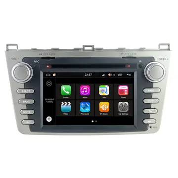 WITSON S200 Yeni MAZDA 6 IÇIN ANDROID 8.0 ARAÇ DVD PLAYER Gümüş Çerçeve