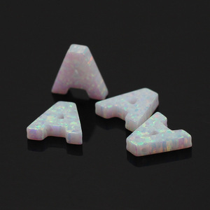 (MOQ 1 pezzo) La Migliore Vendita OP17 Bianco Lettera di Colore UN Opal <span class=keywords><strong>Pietra</strong></span> per la Collana - Product Image 4