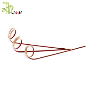 Bague Cocktail Fruits Brochettes Bambou Boucle Pics - Product Image 3